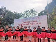 Military Youth Advisory Board conducts social activities in Ha Giang